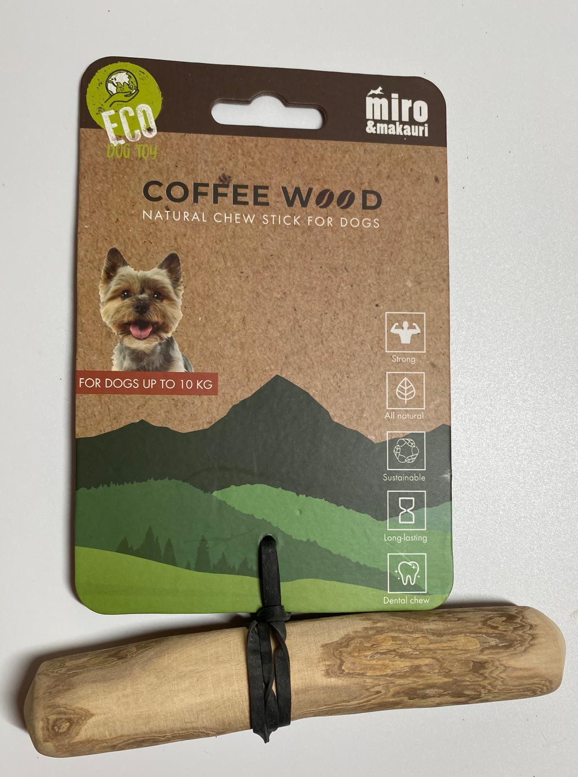 Miro and Makauri Coffee Wood Stick (Small - for dogs up to 10kg)